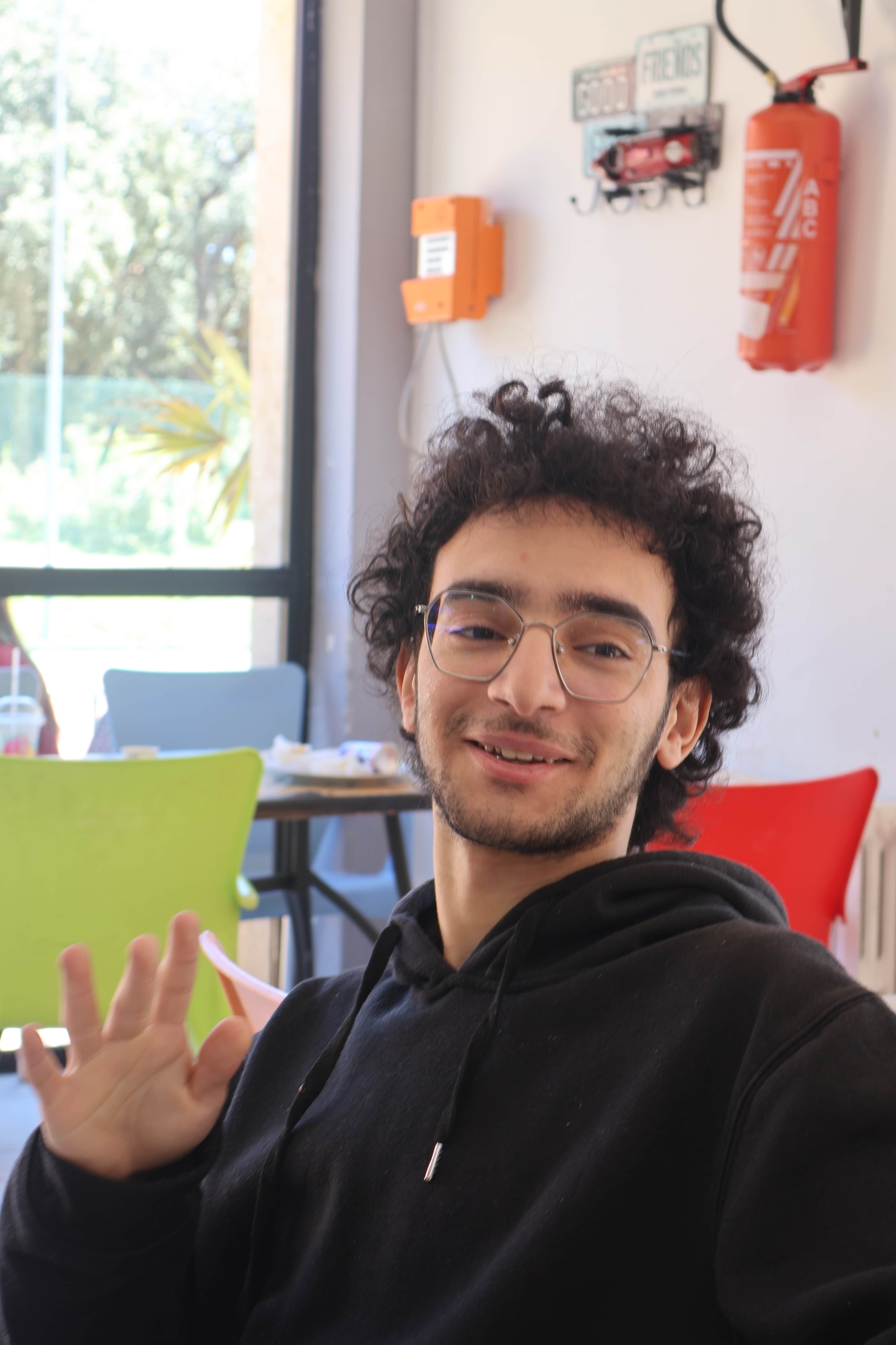 Self-portrait of Nizar El Ghanbaz